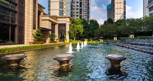 深圳園林綠化公司園林設計湖面必備的植物